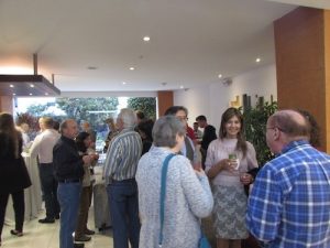 Ecuador conference attendees enjoying refreshements