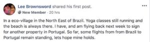 update on life in brazil