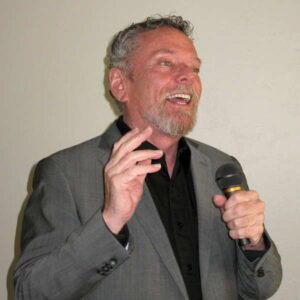 lee harrison at a conference