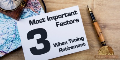 These are the 3 most important factors when timing your retirement.