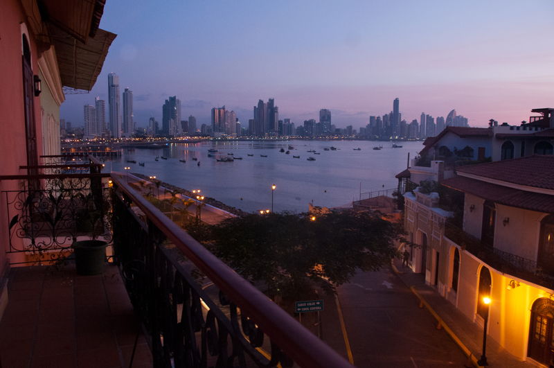 View of Casco Viejo old town in Panama City