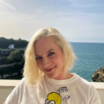 Kat Kalashian in Carvoeiro, Algarve, Portugal