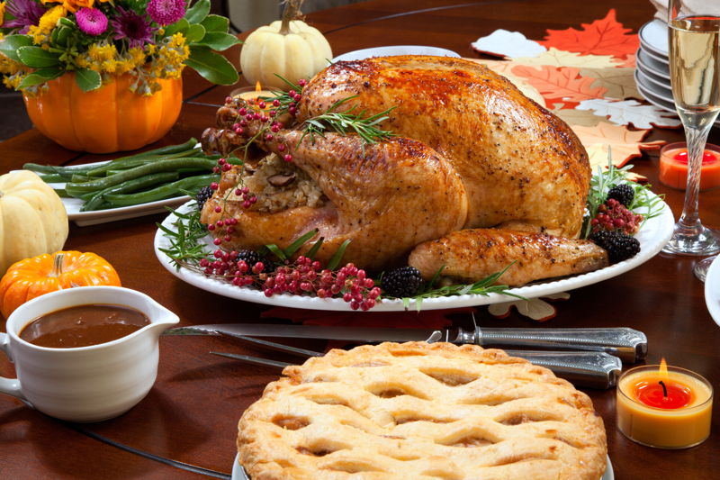 Thanksgiving dinner turkey