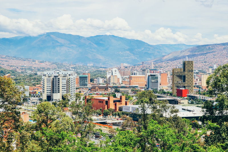 medellin view across colombia