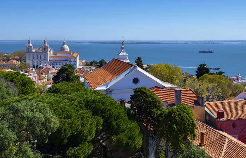 lisbon view of the sea