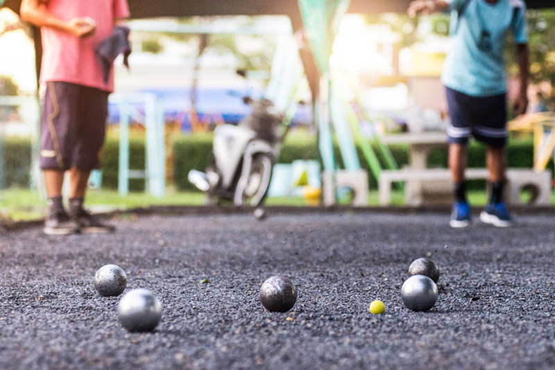 petanque game in france