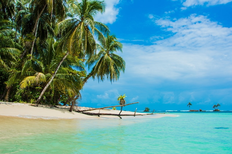 Cayo Zapatilla in Bocas del Toro province of Panama.