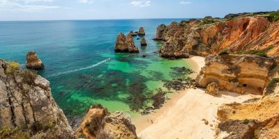 Praia do Camilo, Beach, Lagos, Algarve, Portugal.