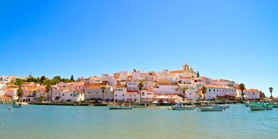 The village Ferragudo in the Algarve Portugal.