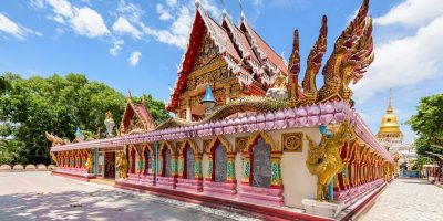 Wat Phra Nang Sang Temple in Phuket Province, Thailand.