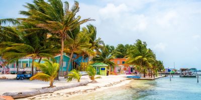 Houses in Caye Caulker, Belize