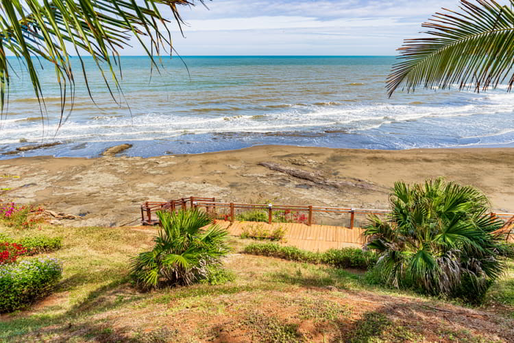 The beach in Las Tablas, Azuero Peninsula, Panama.