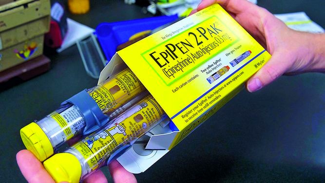 A box of epipens