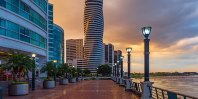 Cityscape of Guayaquil, Ecuador