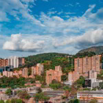 Panoramic of El Poblado in Medellin City