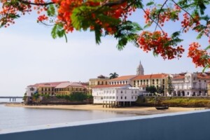 View of Casco Antiguo in Panama City, Panama