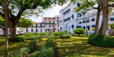View of Casco Viejo in Panama City, Panama