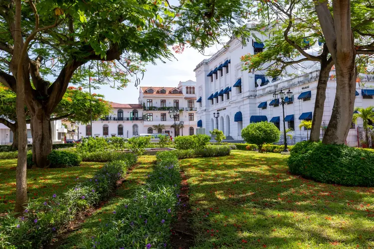 View of Casco Viejo in Panama City, Panama