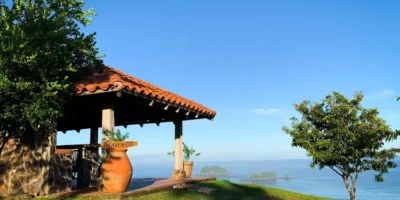 Sunny view from Los Islote in Panama