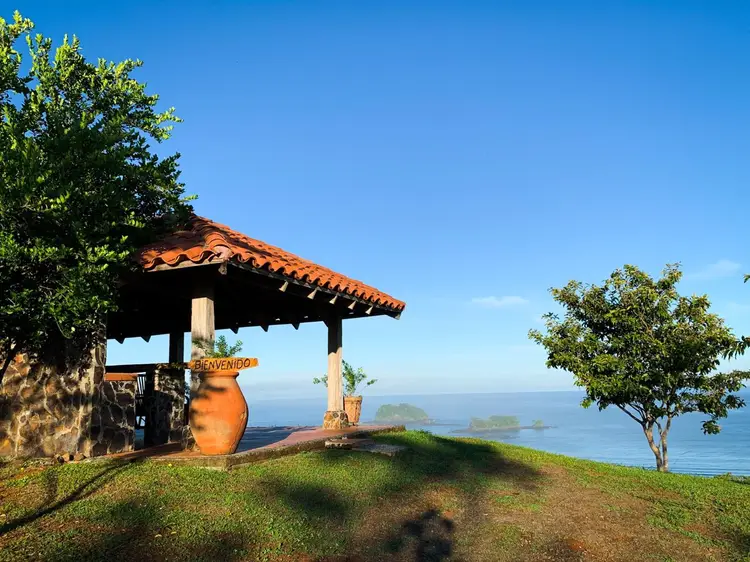 Sunny view from Los Islote in Panama