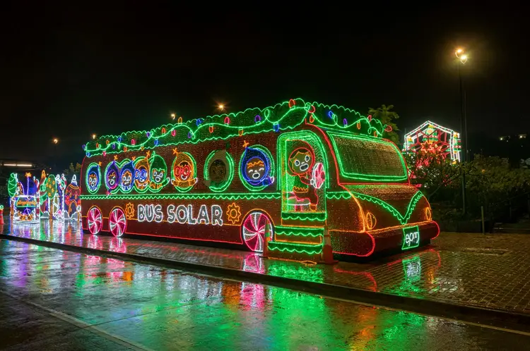 christmas lights in Colombia