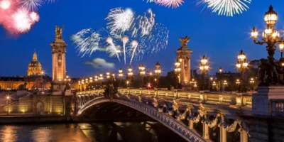 Paris during New Year´s Eve.